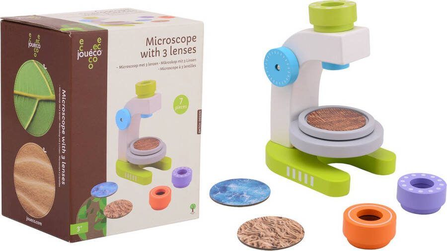 Jouéco Microscoop met 3 lenzen