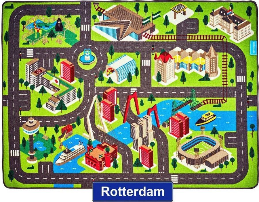 Jouw Speelkleed Rotterdam Verkeerskleed Speeltapijt.