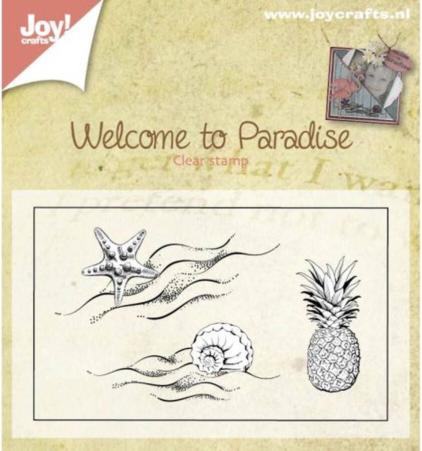 Joy ! Crafts Stempel Welcome to paradise klein 100x60