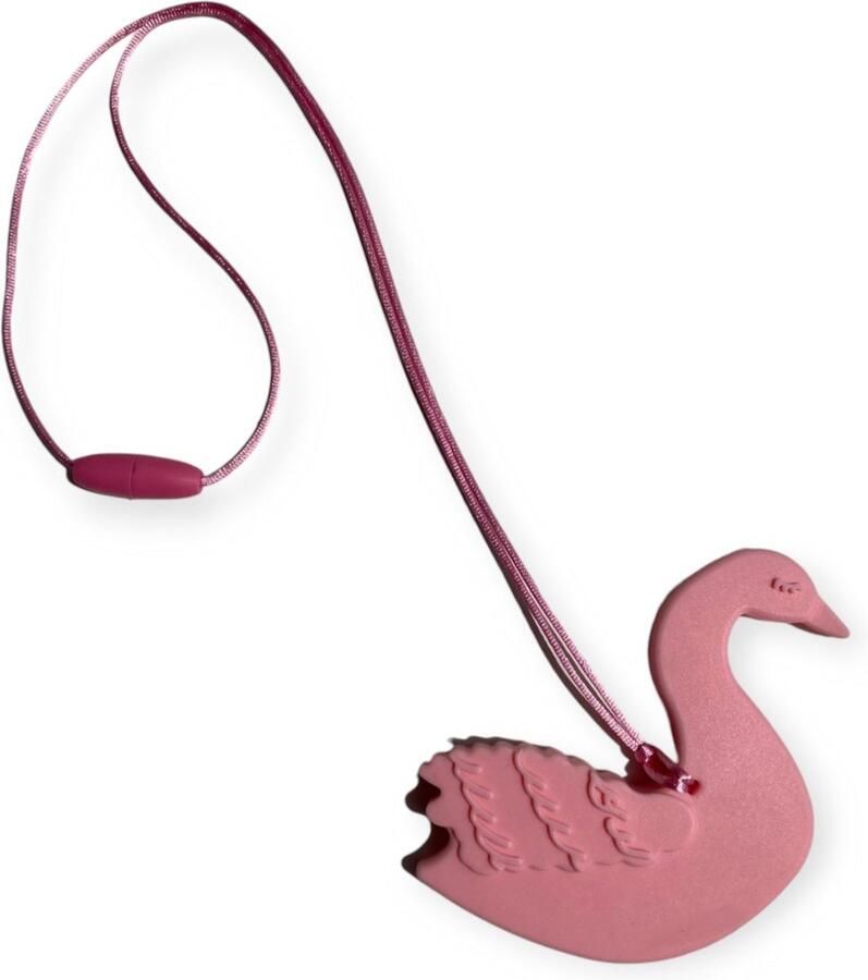 Joy Nino Bijtketting Zwaan Roze
