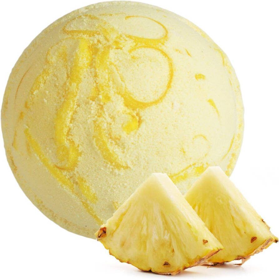 Joy of Balance Bruisbal Ananas Exotische Paradijs Bad Bomb Met Kokosboter 180 Gram