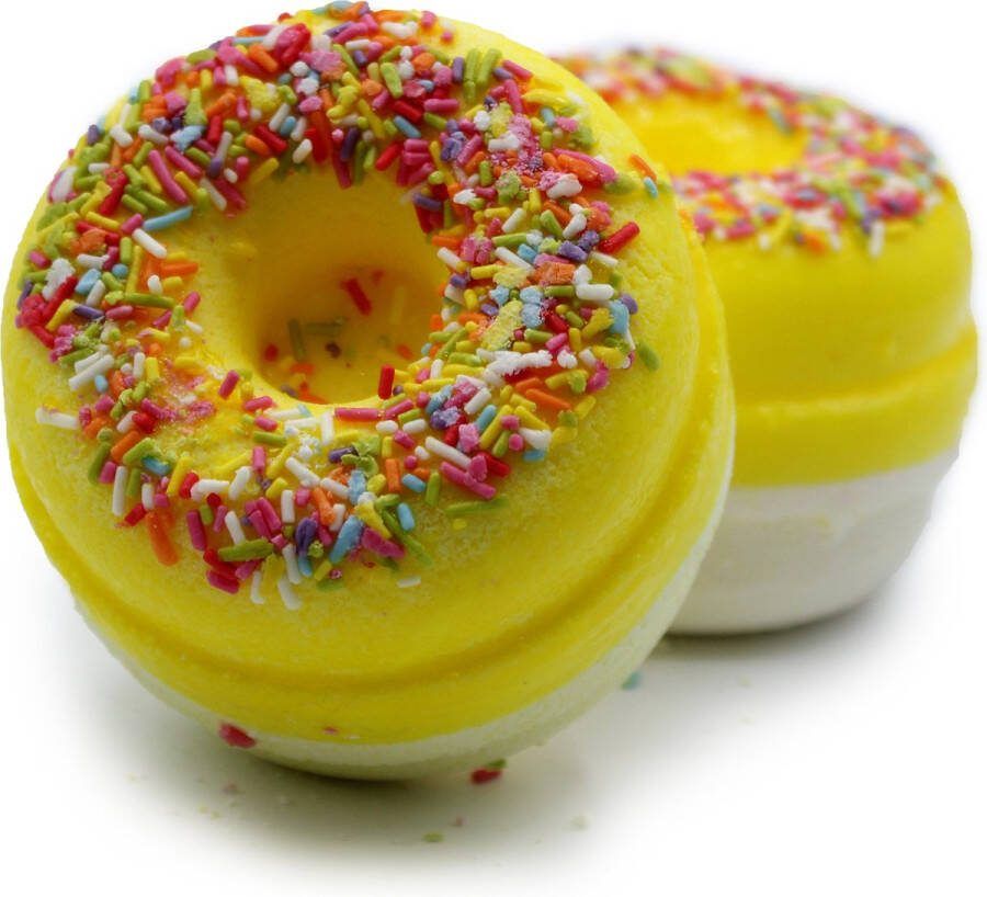Joy of Balance Bruisbal Bad Donut Citroen Meringue Handgemaakt 180 gram Bad Bomb