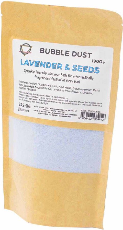 Joy of Balance Bruisbal Badpoeder Lavendel 190 gram Bruispoeder Bad Bomb