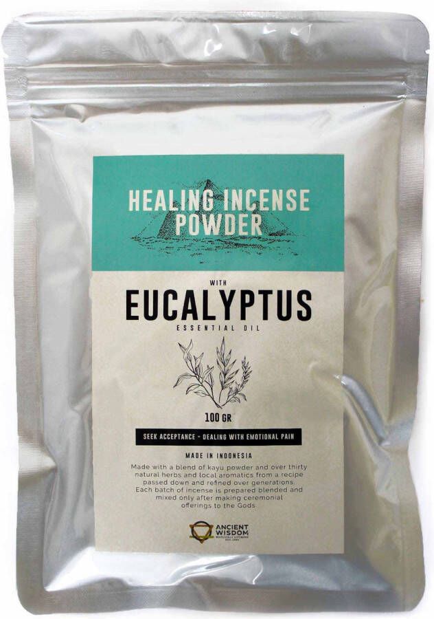 Joy of Balance Helende Wierookpoeder Eucalyptus 100 Gram Wierook Poeder