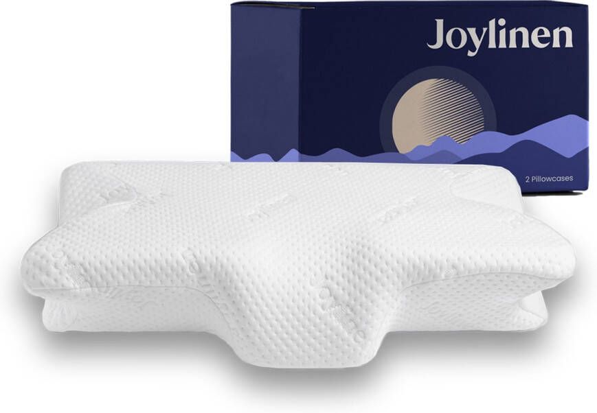 Joylinen Dream Bliss Hoofdkussen 30 Nachten Proefslapen Memory Foam Vermindert Nekklachten Ergonomisch Kussen Geschikt voor rug- zij- en buikslapers Traagschuim Vermindert Nekklachten Ergonomisch Kussen