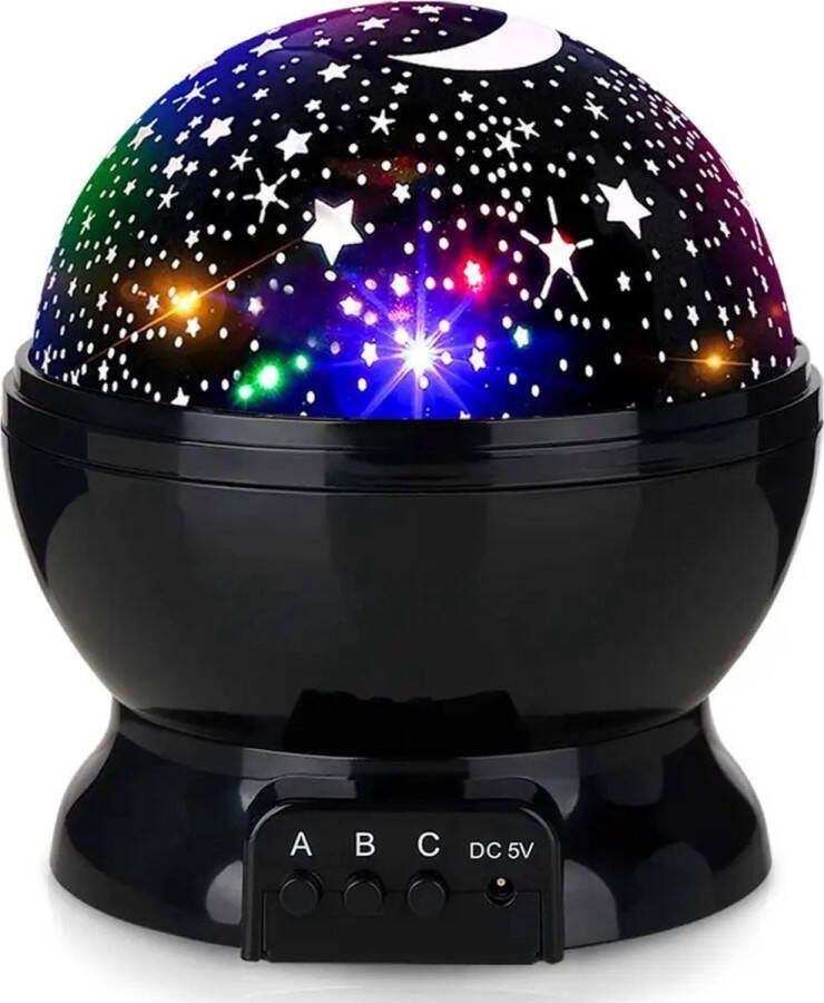 JPBT Sterrenprojector Sterrenhemel Nachtlampje kinderen Babyprojector Zwart Sfeer Feest Kinderen