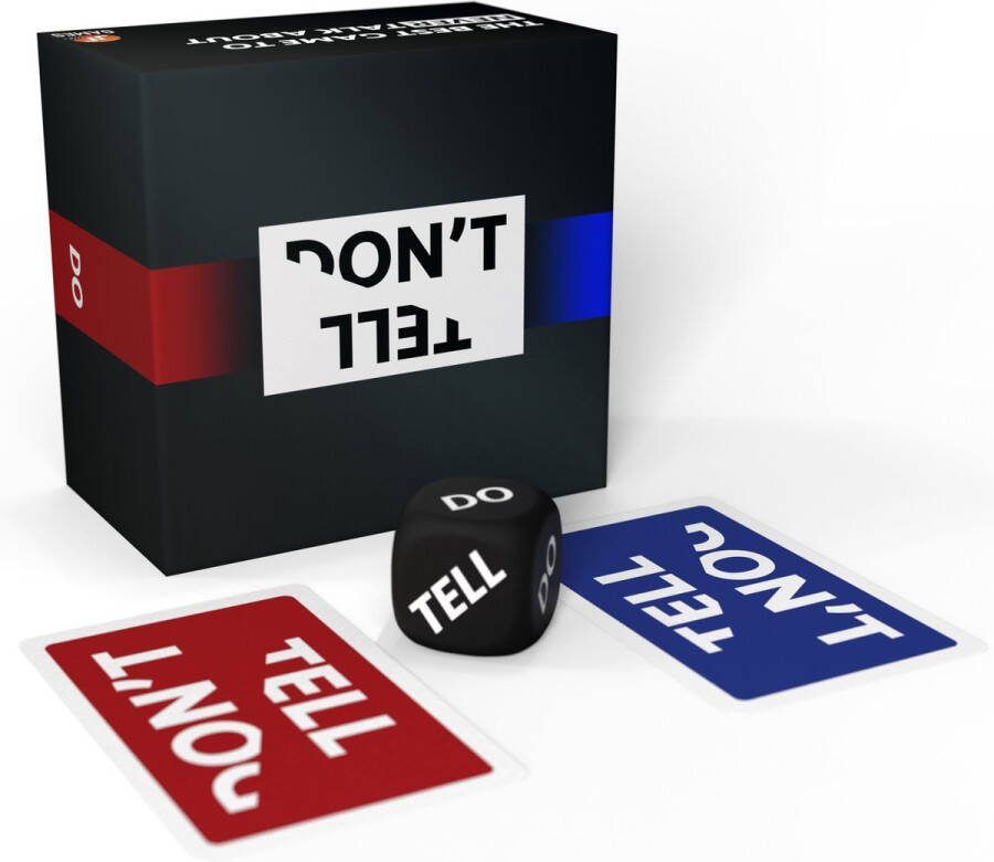 JR Games DON'T TELL Partyspel Basisspel Engelstalig