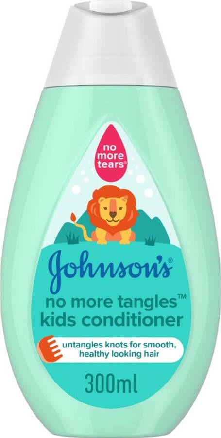 Js Johnson's No More Tangles Kids Conditioner 300 ml Geen knopen meer in het haar Anti-klit conditioner voor kinderen