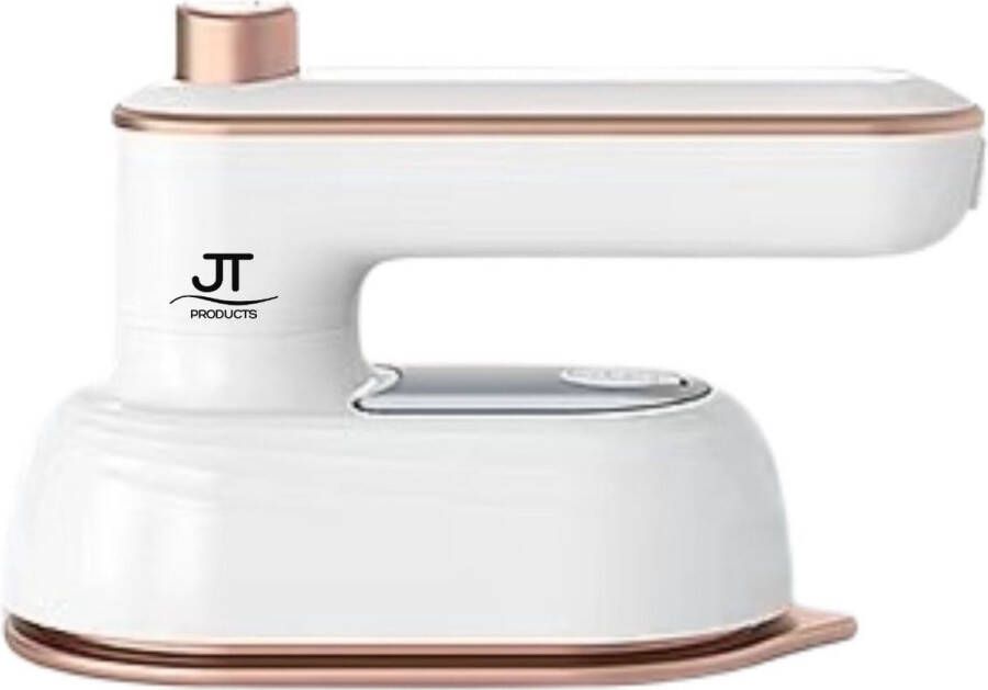 JT Products JT s Luxe Reisstrijkijzer Wit – Mini Strijkijzer Inklapbaar 8 4x11 5CM Sprayfunctie Stomend Effect Travel Strijkijzer – Strijkijzer Vakantie – Reisstrijkijzer Klein