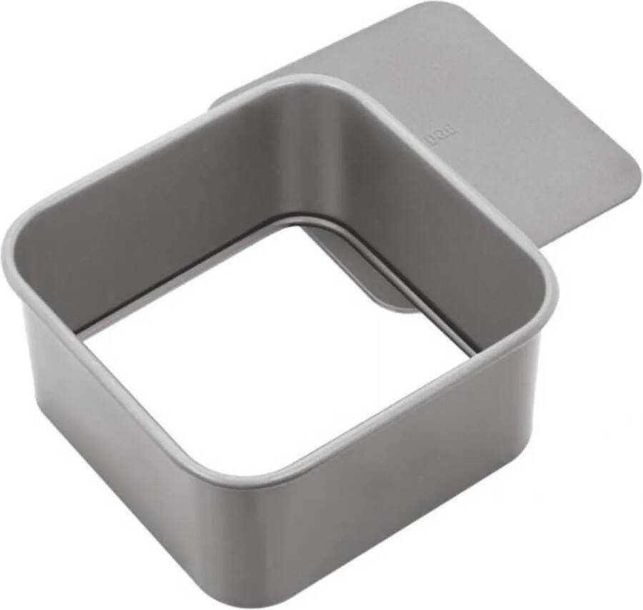 Judge JB30 Vierkant cakeblik van 15 cm met antiaanbaklaag en Losse Bodem- Vaatwasmachinebestendig- 16 cm x 16 cm x 8 cm 5 jaar garantie