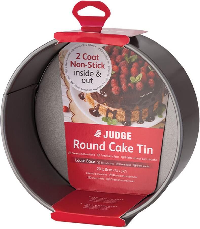 Judge Antiaanbak Ronde Cakevorm met Losse Bodem 20 cm Vaatwasmachinebestendig