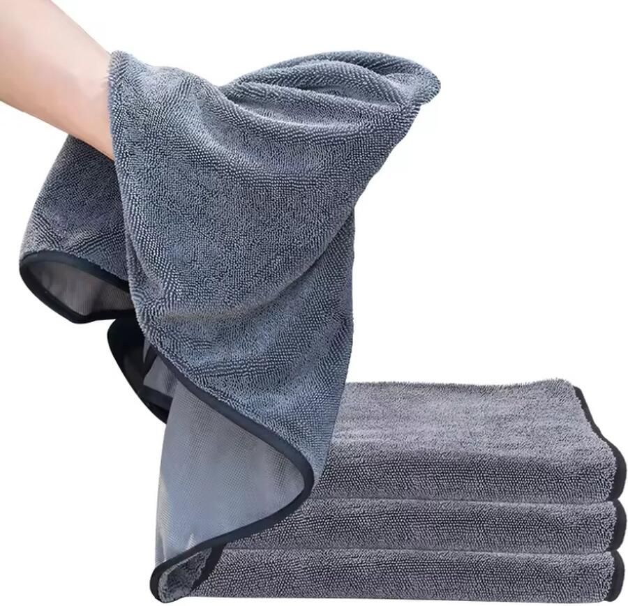 Juke hoogwaardige droogdoek 600gms 40x60cm microvezeldoek geschikt voor badkamer- geschikt voor auto anti kalk droogdoek