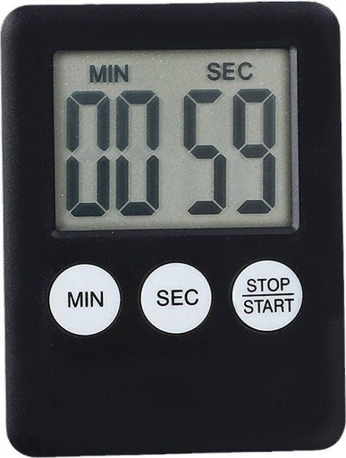 Juleika Timer Digitaal Magnetisch Digitale Magnetische Kookwekker Zwart