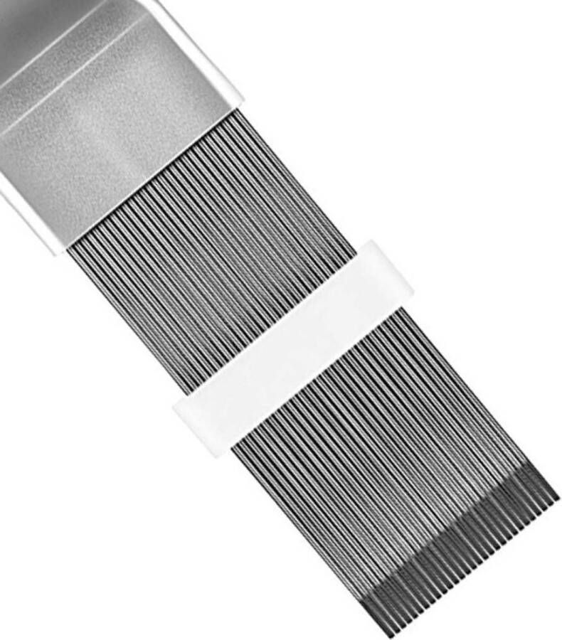 Jumada Airconditioner Reinigingsborstel Condensator borstel Reinigingskam RVS Wit