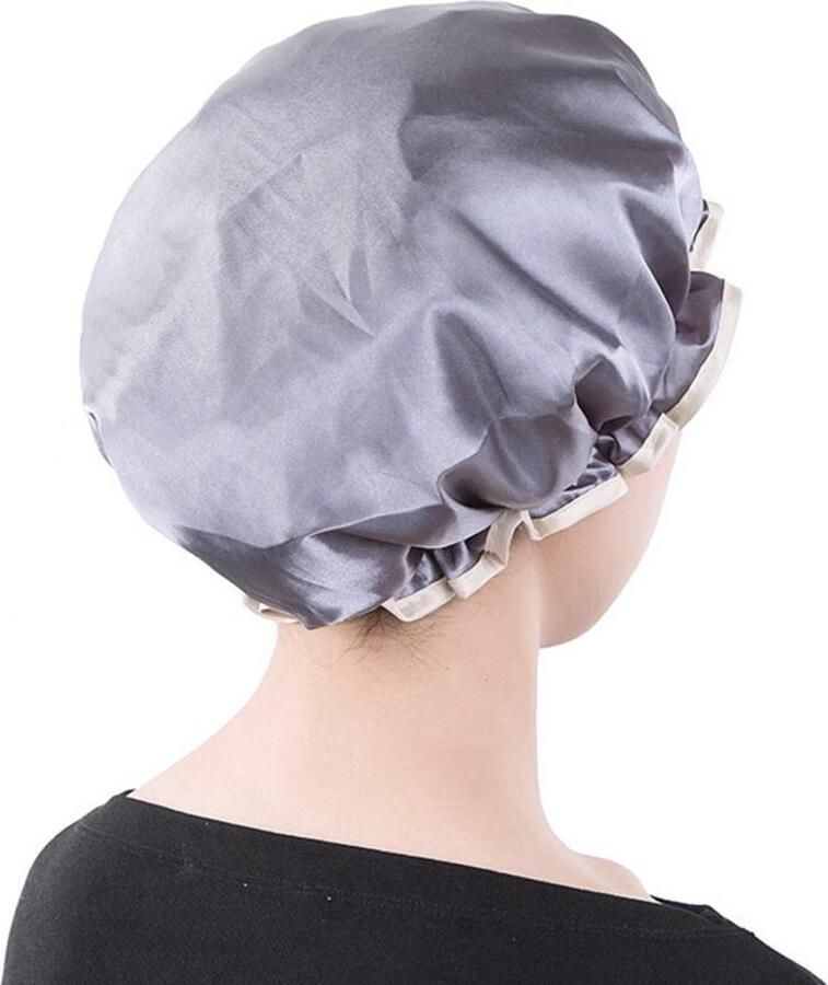 Jumada 's Luxe Douchemuts {Vagabond Model} Voor {Dames Volwassenen Meiden} Grijze Shower Cap