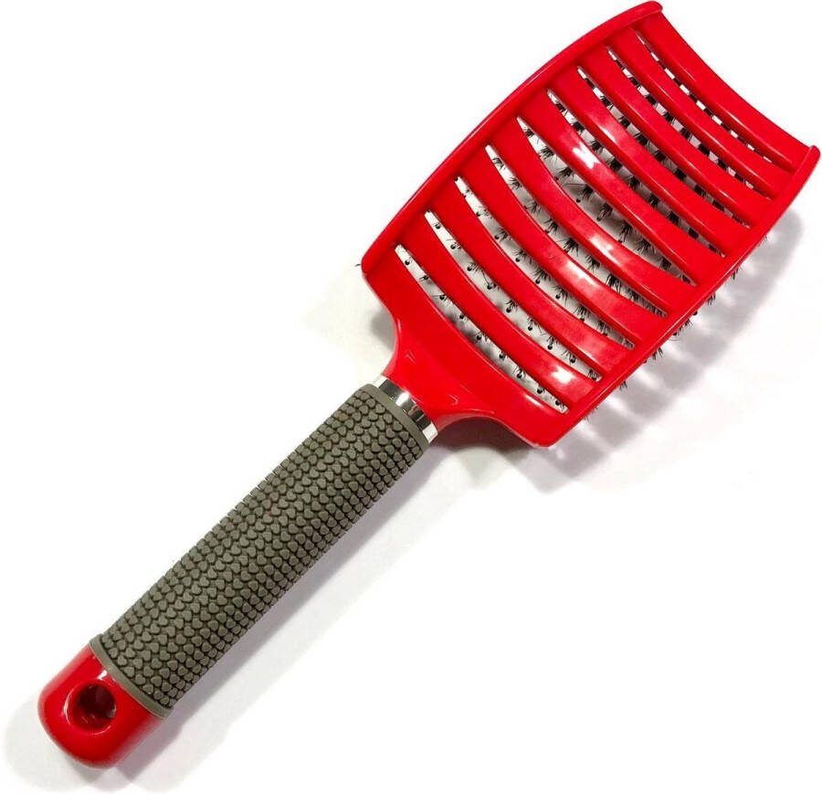 Jumada 's Anti klit Haarborstel Haarverzorging Rood
