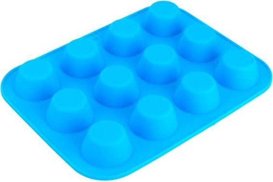 Jumada 's bakvorm cupcake vorm 12 stuks silicone muffinbakvorm muffinvorm gratis verzending blauw