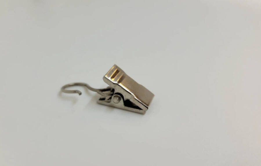Jumada 's Gordijn- en handdoek- en theedoek-knijpers RVS Zilver 10 stuks