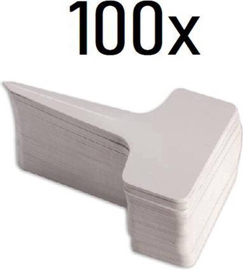 Jumada 's Plantenetiketten 100 STUKS Premium Kwaliteit 10 x 6 cm Moestuin Plantenlabels Plant Stekers Plant Labels Plant Etiketten Tuinieren
