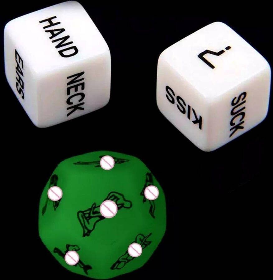 Jumada 's Spice up your love life with these 3 erotic dice Fun couples game Glow in the dark Perfect for bachelorette parties Explore Kama Sutra positions Ultimate sex game