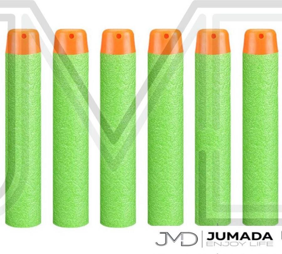 Jumada Universele Dartpijltjes geschikt voor NERF Blasters Pijltjes Darts Bullets 10 stuks Fluor Groen