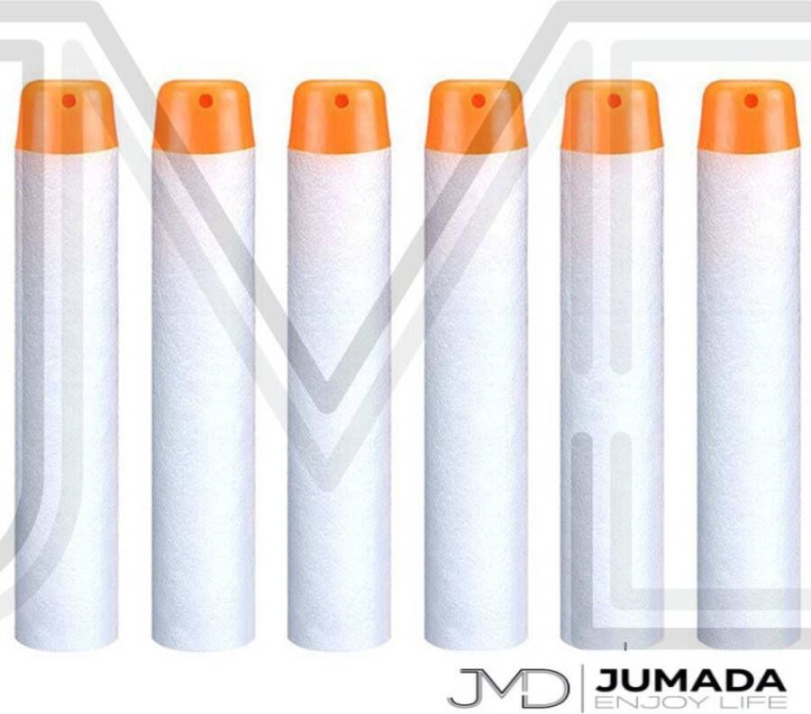 Jumada Universele Dartpijltjes geschikt voor NERF Blasters Pijltjes Darts Bullets 10 stuks Wit