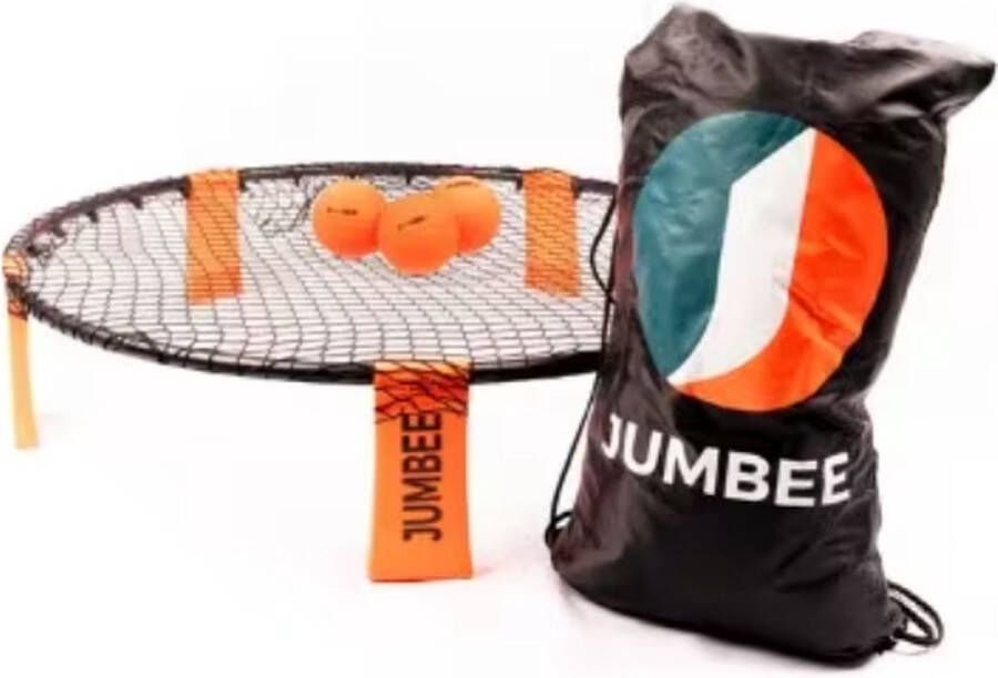 JUMBEE De Roundnet geschikt voor Spikeball Spelletjes voor kinderen Buitenspel Zwart