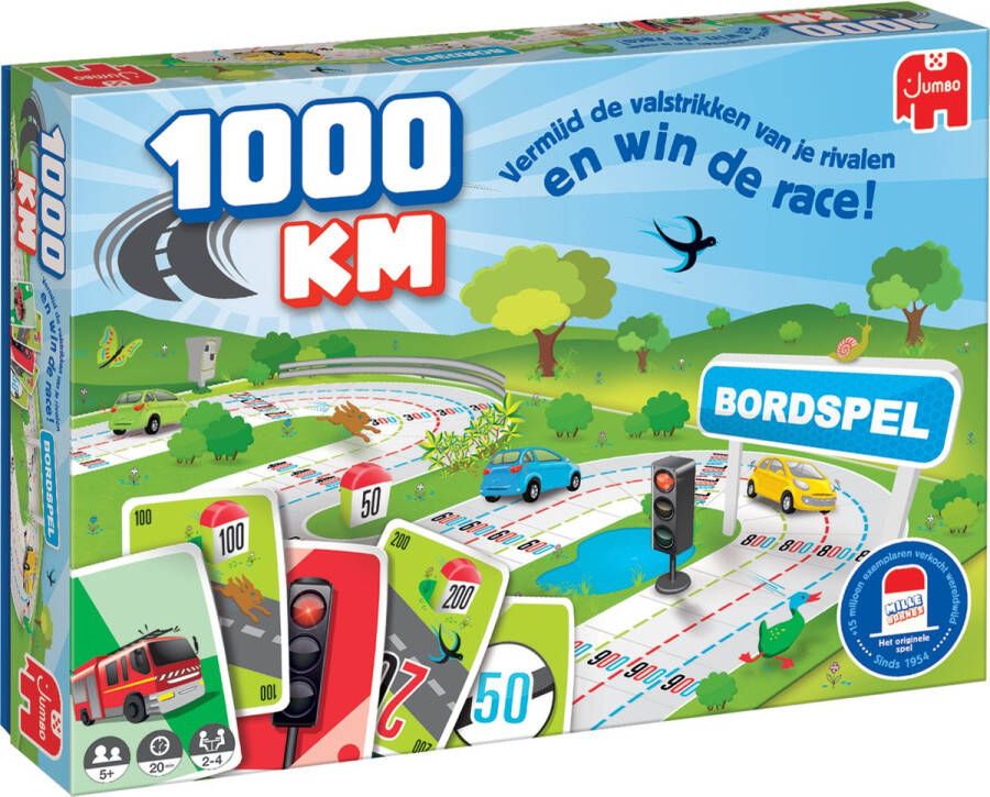 Jumbo 1000KM Bordspel Gezelschapsspel voor kinderen