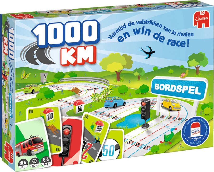 Jumbo 1000KM Bordspel Gezelschapsspel voor kinderen