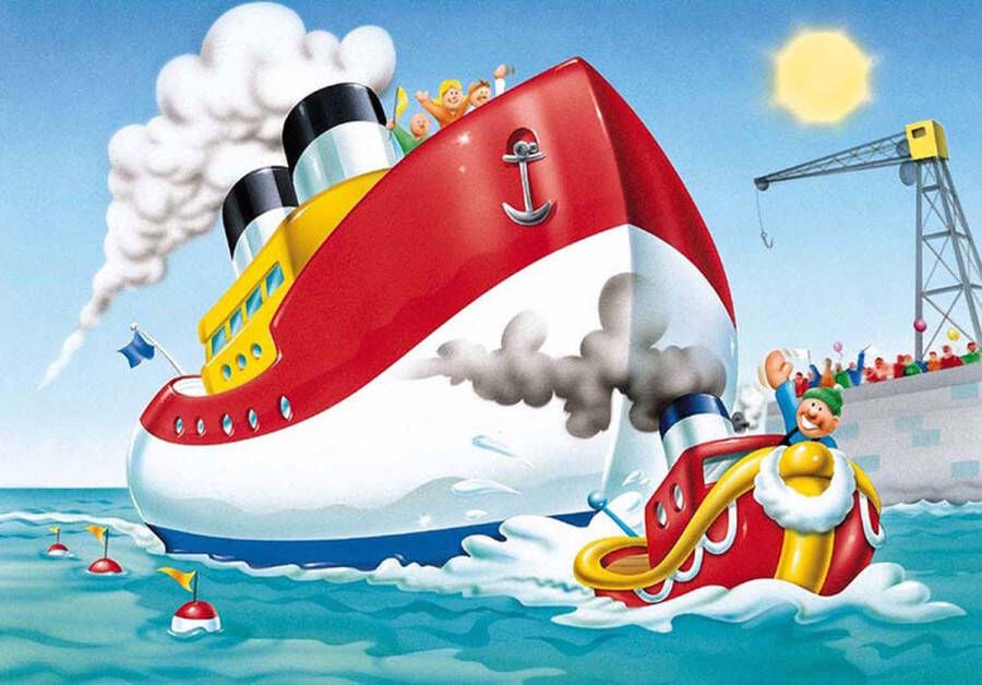 Jumbo 20 stukjes Sleepboot Kinder Puzzel