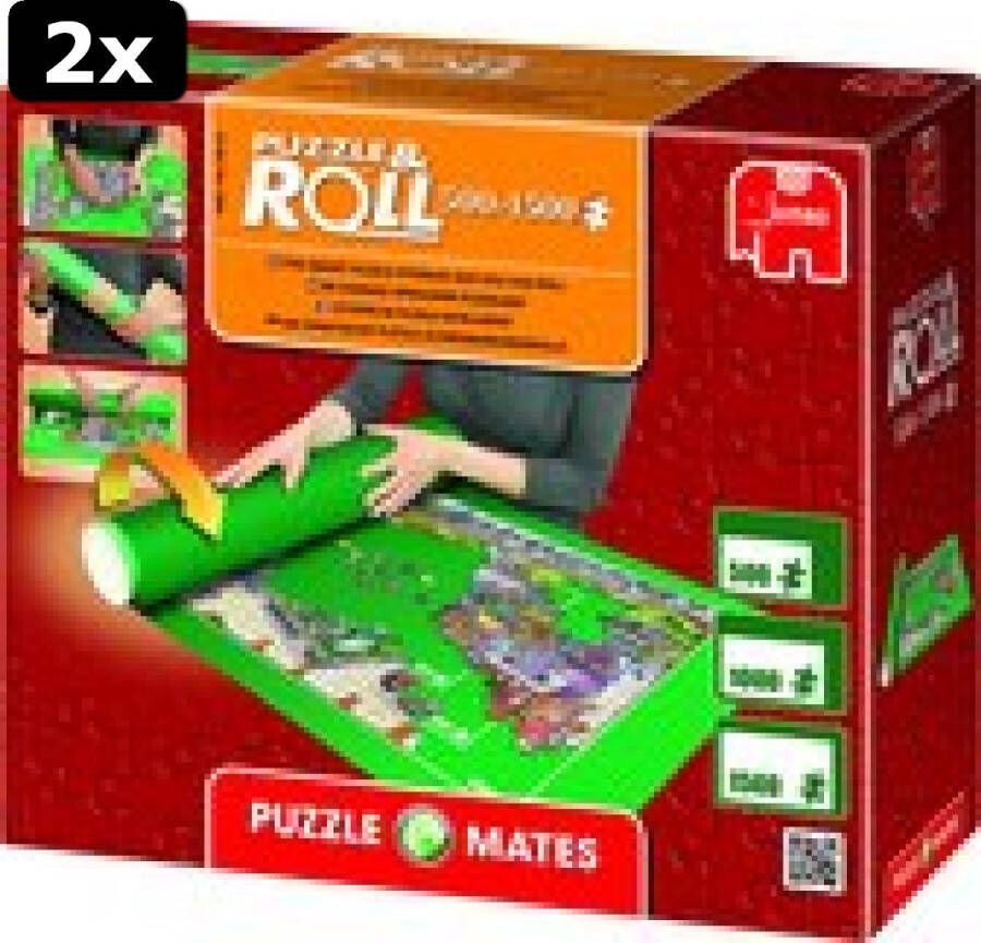 Jumbo 2x Puzzle & Roll Puzzelrol 500 tot 1500 Stukjes Puzzelmat