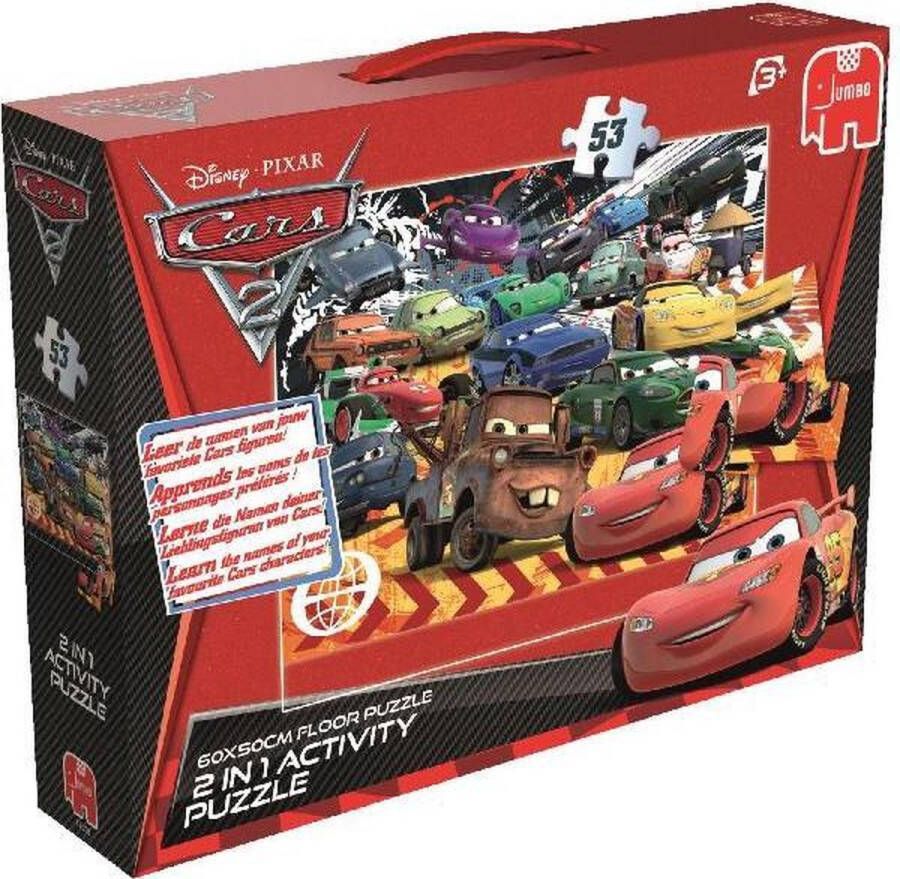 Jumbo Cars 2 in 1 Activity puzzel 53 stukjes