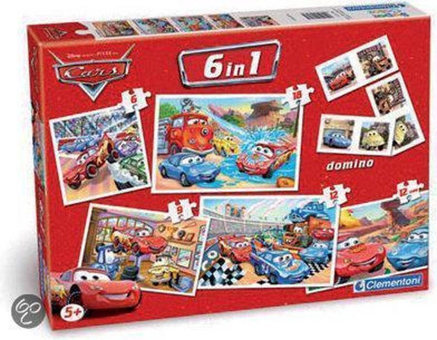 Jumbo Cars Puzzelbox 6 in 1