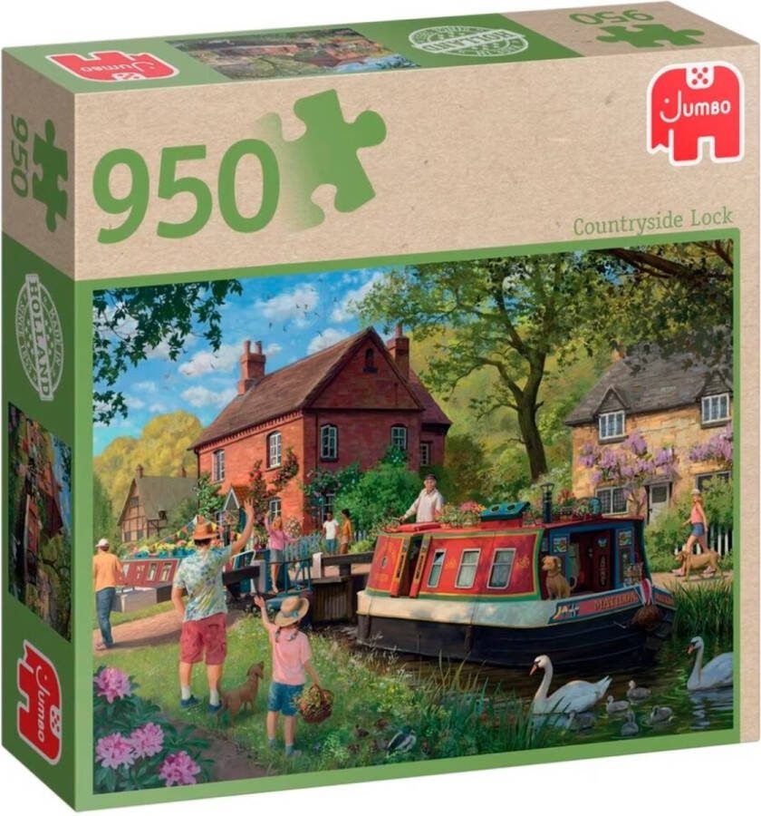 Jumbo Countryside Lock Puzzel 950 stukjes