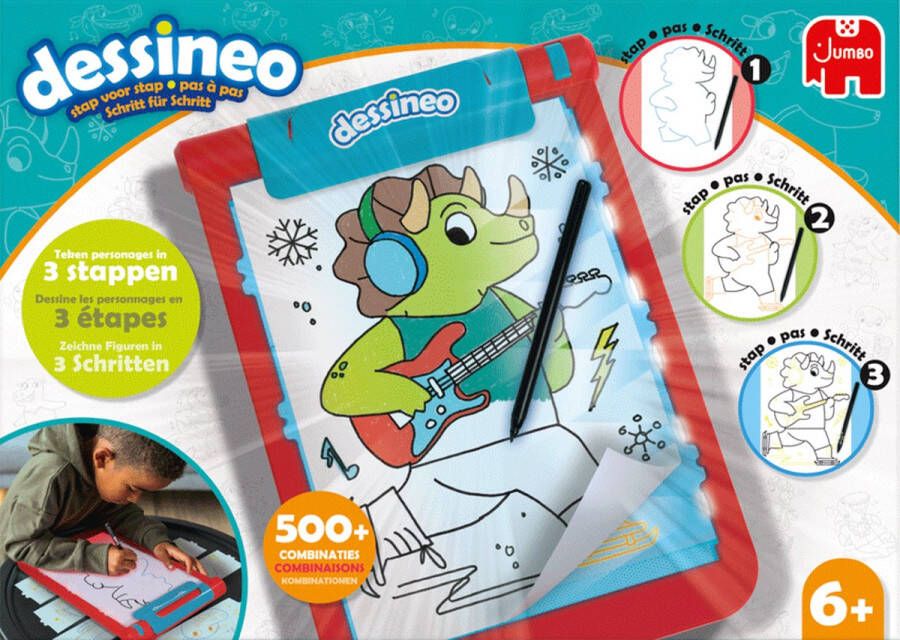 Jumbo Dessineo Characters tekentafel voor kinderen