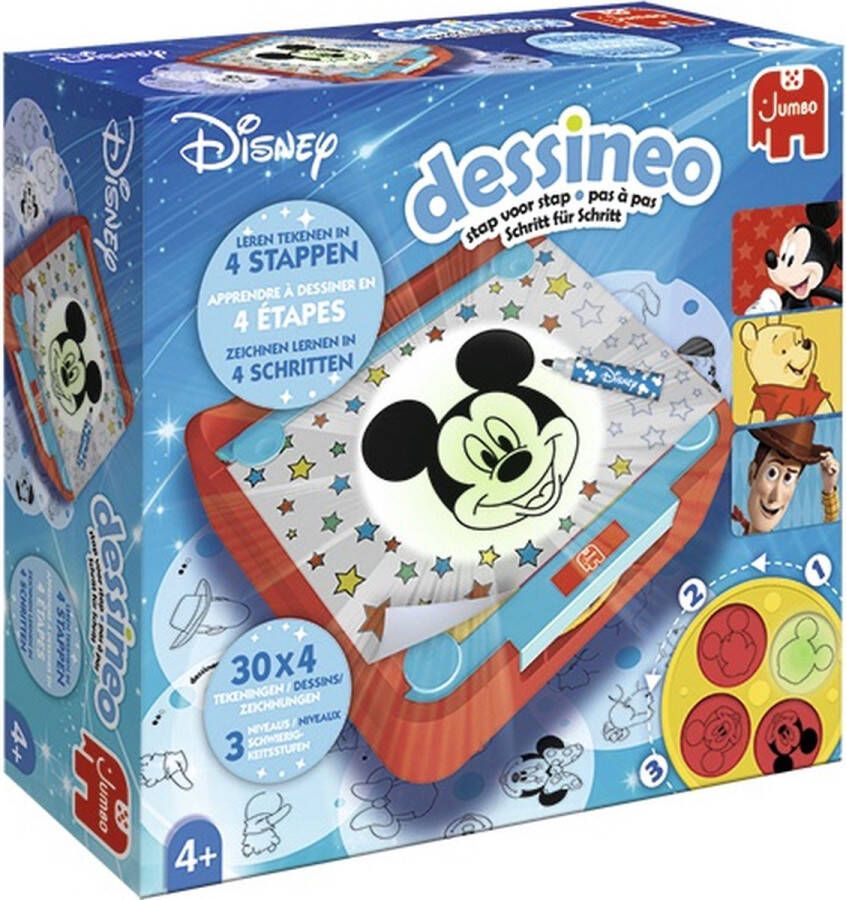 Jumbo Dessineo Disney Leren Tekenen Hobbypakket Educatief speelgoed