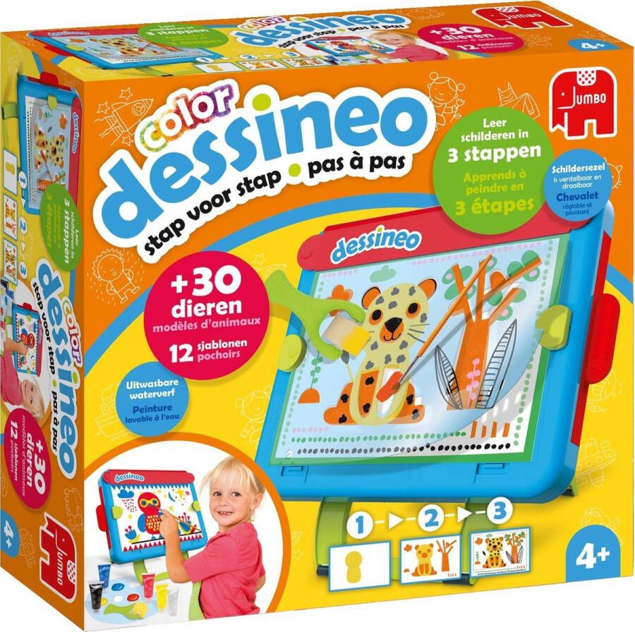 Jumbo Dessineo Schildersezel Leren Tekenen en Schilderen
