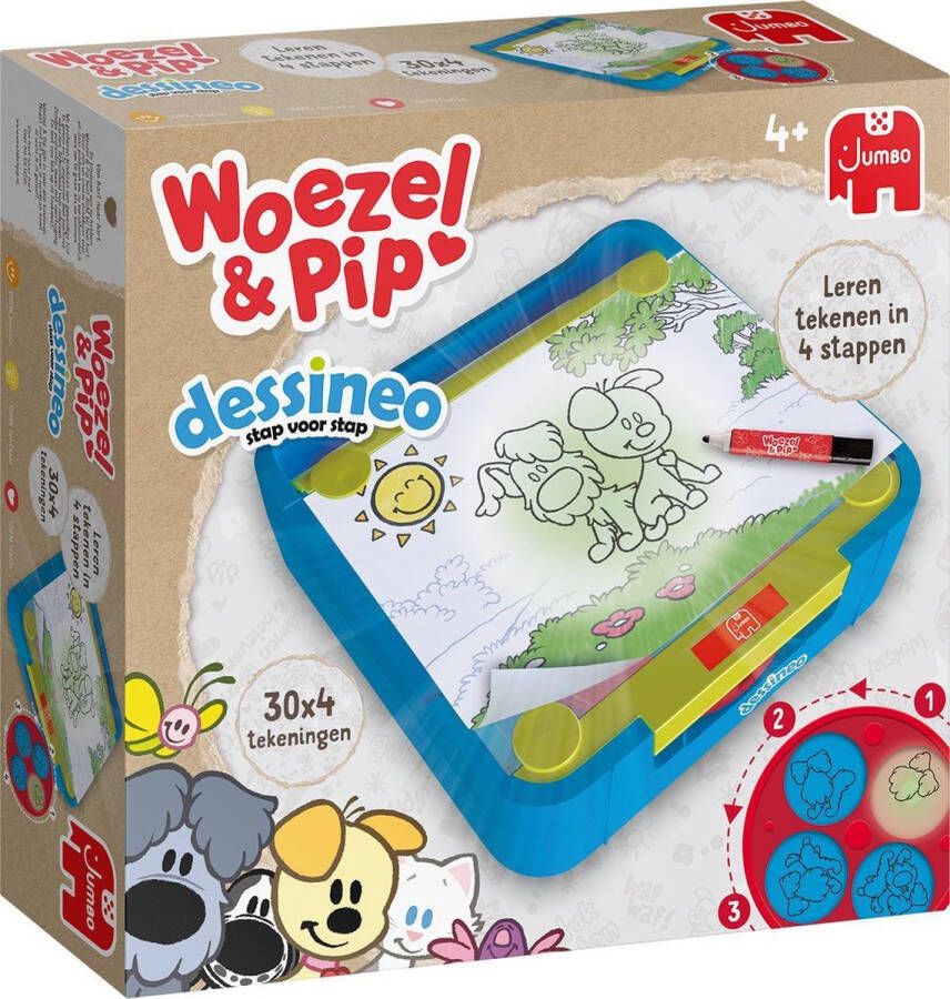 Jumbo Dessineo Woezel & Pip Tekenmachine Hobbypakket