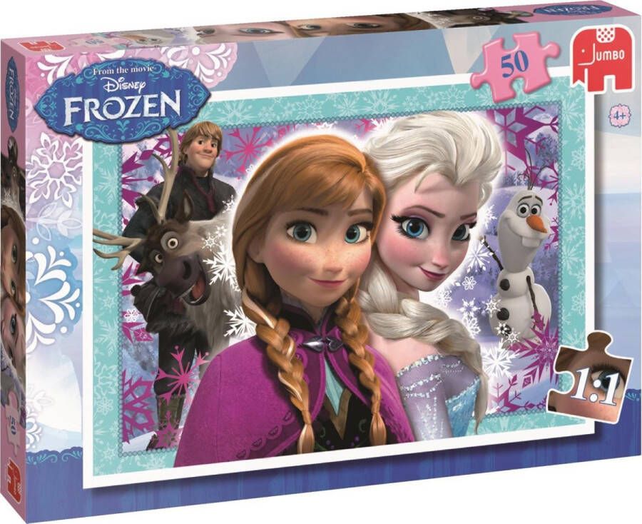 Jumbo Disney puzzel Frozen Anna en Elsa 50 stukjes