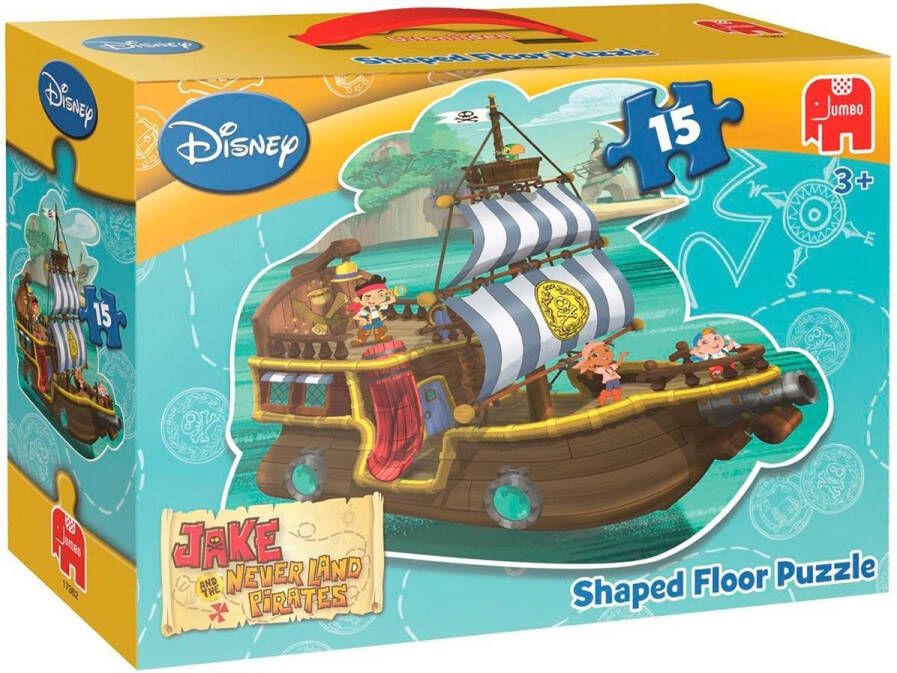 Jumbo Disney Jake & The Neverland Pirates Vloerpuzzel 15 stukjes