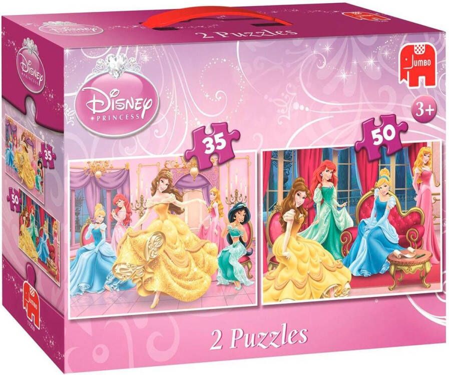 Jumbo Disney Princess Belle Duo Puzzle 35 en 50 stukjes