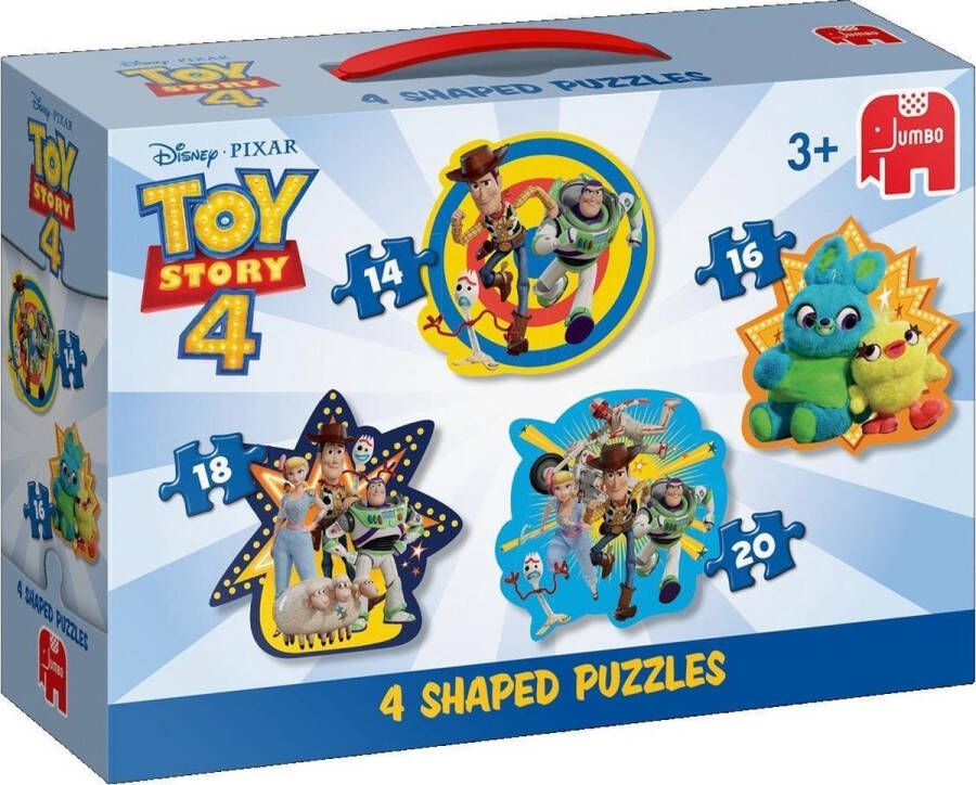 Jumbo Disney Toy Story 4 Puzzel 4-in-1 14 16 18 20 Stukjes