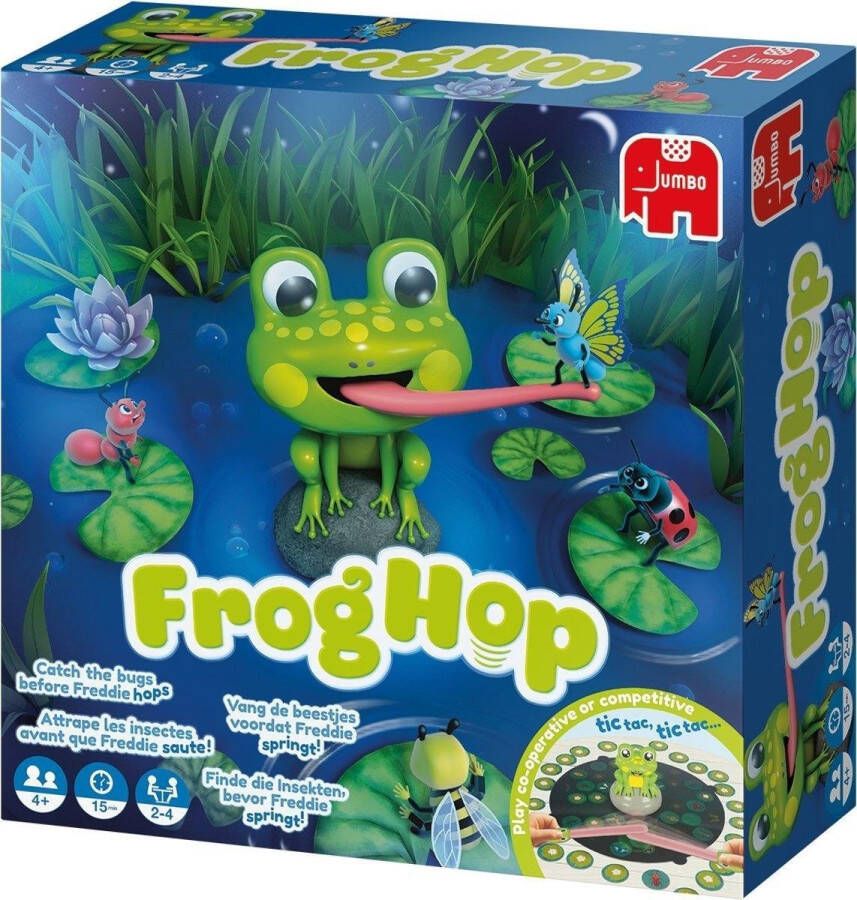 Jumbo bordspel Frog Hop basisspel