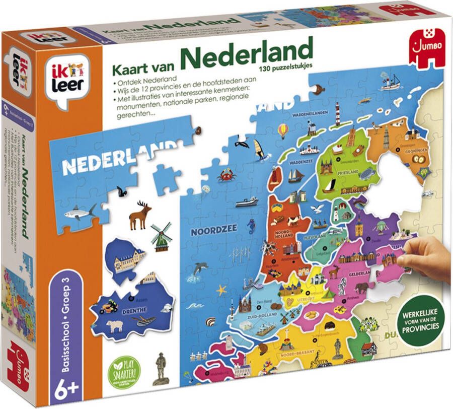 Jumbo Ik Leer Kaart van Nederland Educatief Spel