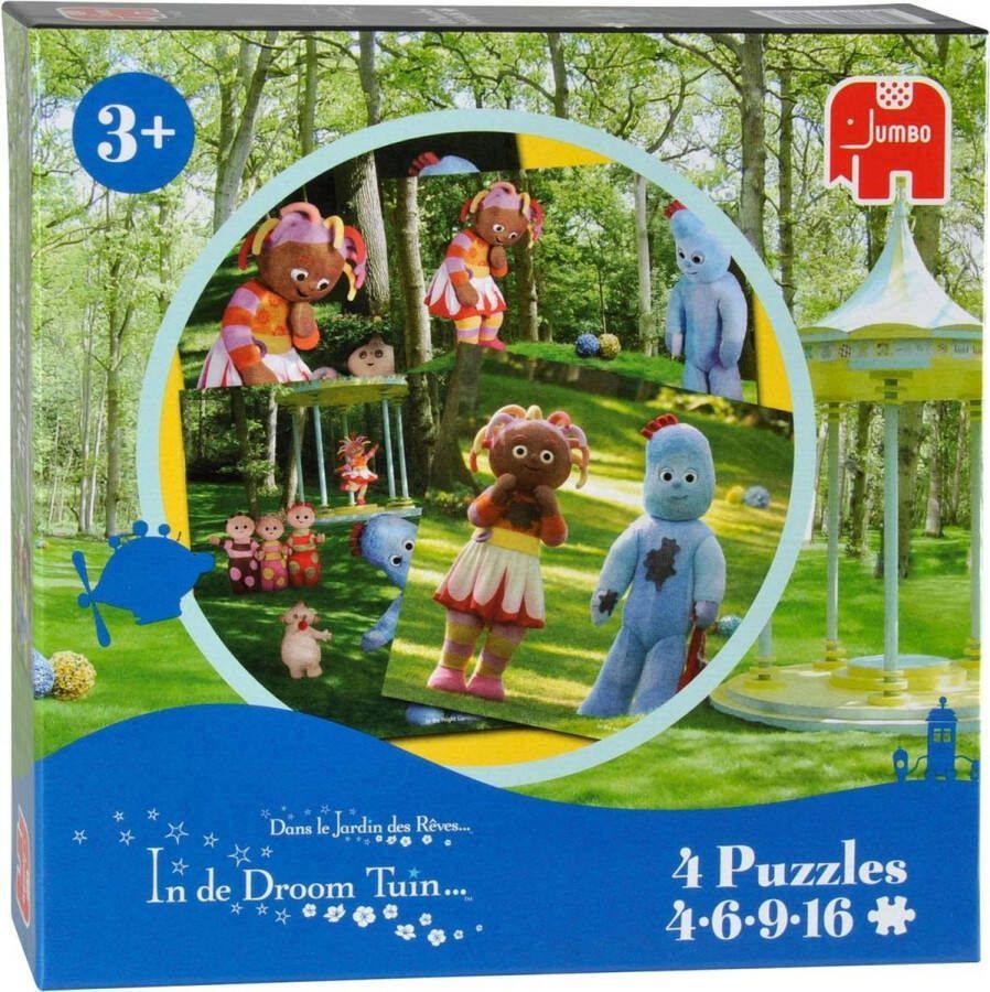 Jumbo In de Droomtuin 4 in 1 puzzel