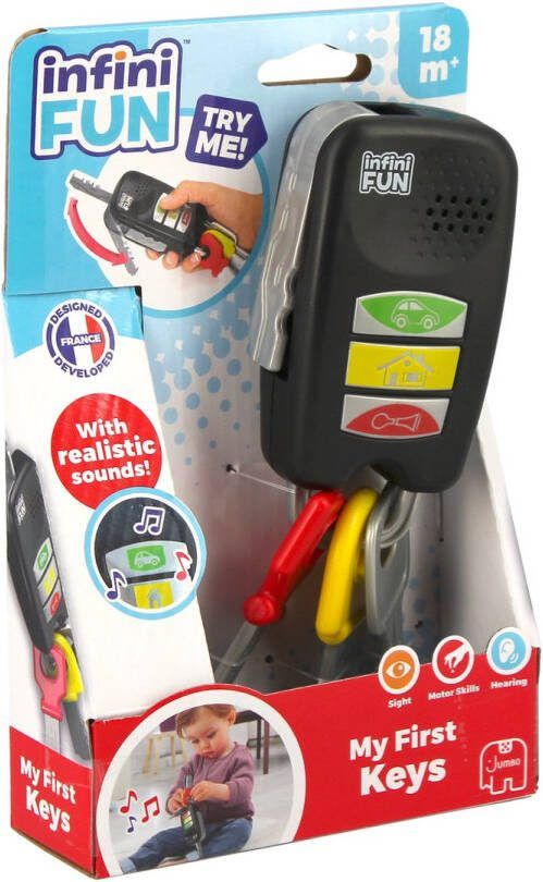 Jumbo InfiniFun Mijn eerste autosleutels Speelgoed sleutels Vanaf 1 jaar