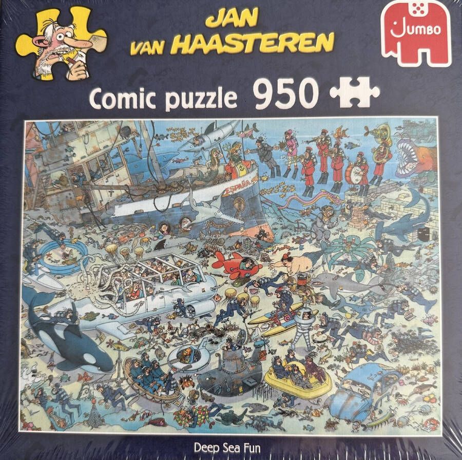Jumbo Jan van Haasteren comic puzzle 950 stukjes Deep Sea Fun puzzel