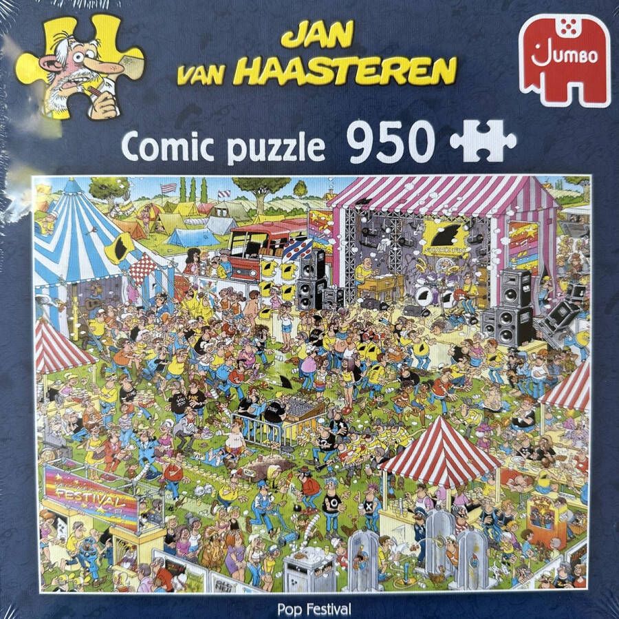 Jumbo Jan van Haasteren Pop Festival comic puzzle 950 stukjes puzzel