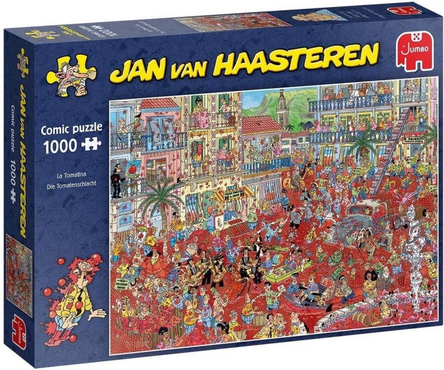 Jumbo Jan van Haasteren Puzzel 1000 Stukjes Volwassenen Legpuzzel Hobby De Tomatenslacht