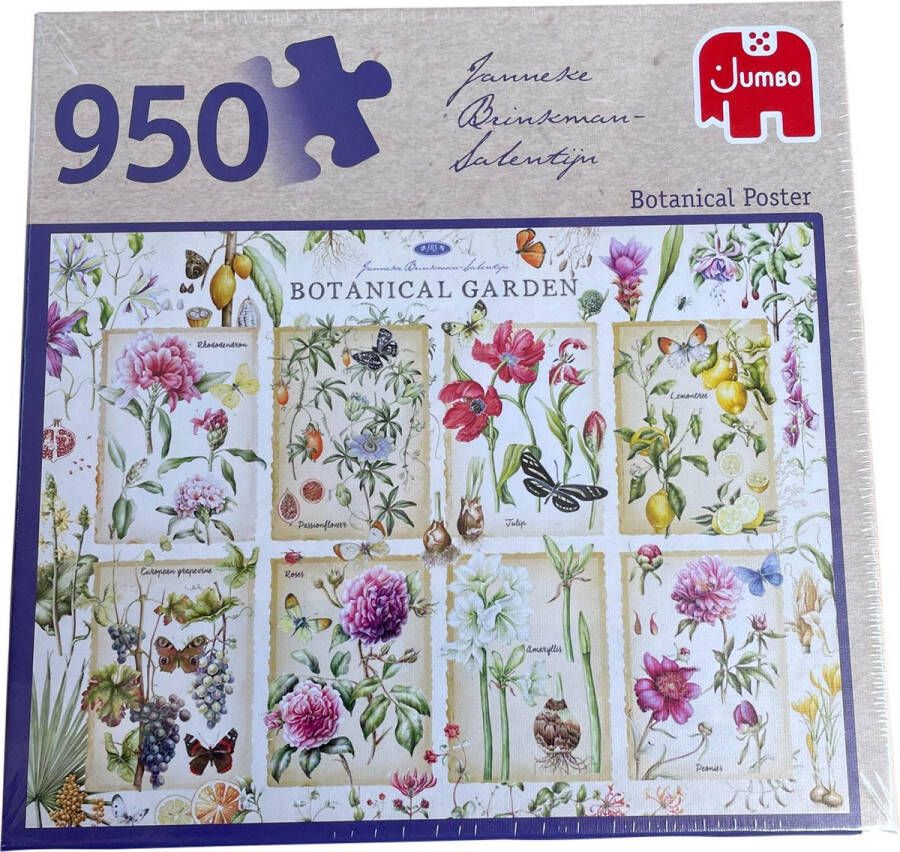 Jumbo Janneke Brinkman Botanic Garden Botanische tuin puzzel 950 stukjes